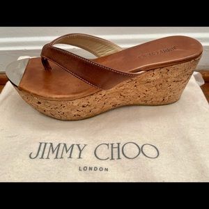 ❌SOLD❌ Jimmy Choo Pathos Thong Wedge Sandal